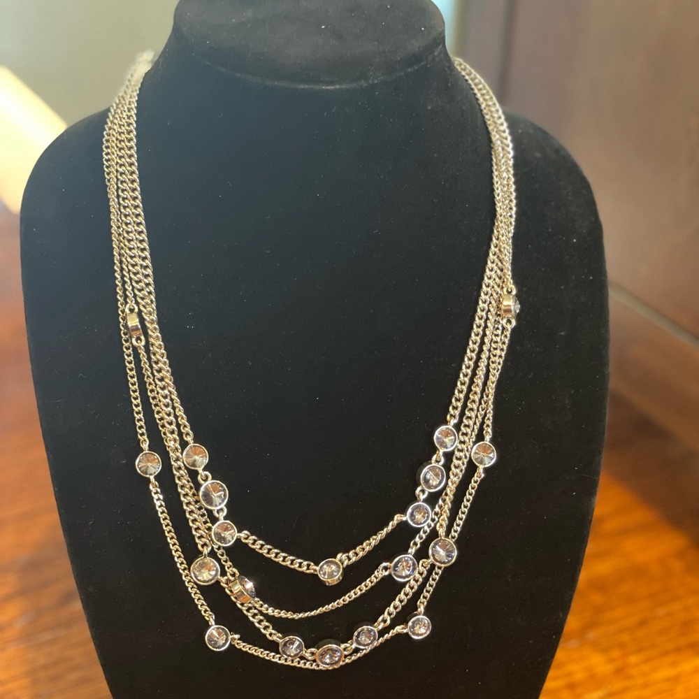 Chicos multi-layered glass bead Necklace